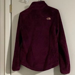 North Face Fuzzy Zip Up